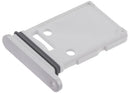 Bandeja SIM simple blanca para Samsung Galaxy A37 5G (A376), repuesto original para tarjeta SIM.