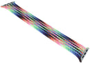 Correa Apple Watch Braided Solo Loop Pride Edition, trenzada multicolor, talla 10, para Apple Watch de 44mm a 49mm.