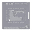 Stencil Bumblebee Qianli QS113 para reballing de capa intermedia en Huawei Mate 40 Pro, malla BGA de precisión.