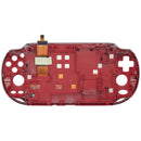 Pantalla LCD roja con base para PlayStation Vita 1000, ideal para reparación de display PCH-1000.
