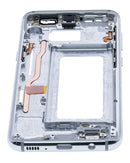 El marco intermedio compatible para Samsung Galaxy S8 en Guatemala con piezas pequeñas y color Arctic Silver está disponible en nuestro taller de reparaciones.