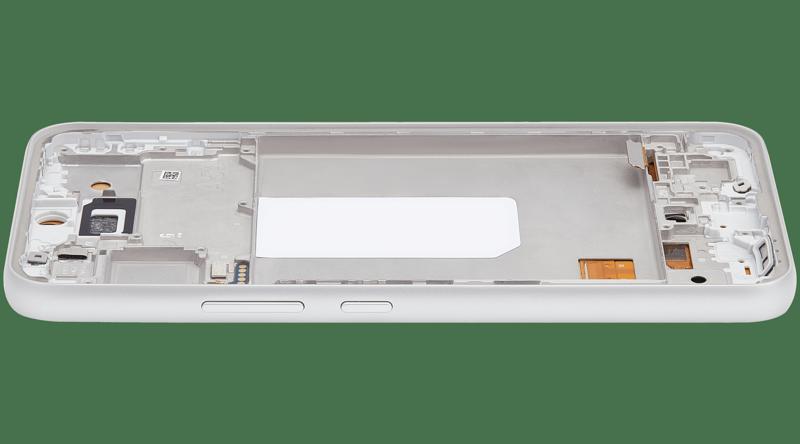 Reparación de pantalla OLED con marco de Samsung Galaxy A54 5G en Guatemala.