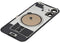 Tapa trasera con placa de acero con iman MagSafe preinstalado iPhone 16 (No Logo) (Black)