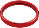 Aro de cámara trasera rojo para iPhone XR (modelos A1984, A2105, A2106, A2107, A2108) con bezel.