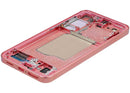 Pantalla LCD y digitalizador rojo coral con marco para Samsung Galaxy S25 5G, repuesto de display.