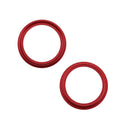 Anillos protectores de cámara trasera para iPhone 13 y 13 Mini, rojos, 10 unidades, para modelos A2482, A2628.