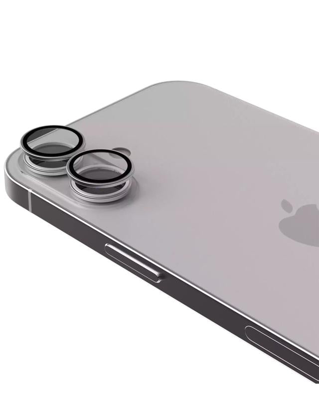 Protector de lente de cámara Casper para iPhone 16 / 16 Plus, ideal para proteger la cámara de tu teléfono en Guatemala.