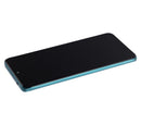 Pantalla LCD refurbished verde para Huawei Nova 10z con marco, ideal para reparación de display roto.
