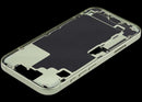Chasis medio usado para iPhone 17 (A3280, A3281) con puerto de carga USB-C y piezas pequeñas.