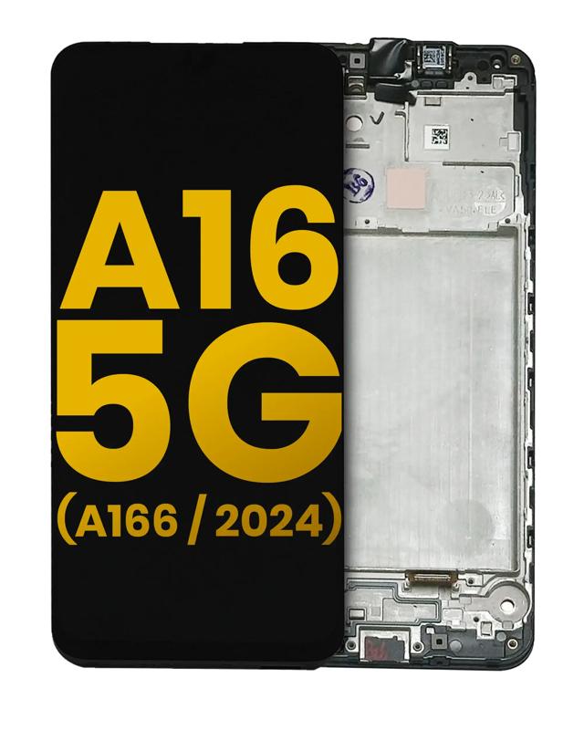Venta de pantallas OLED para Samsung Galaxy A16 5G con marco A166 2024 en Guatemala, al por mayor.