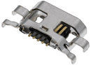 Puerto de carga para soldadura de 05 Pin con Conector Micro B disponible en Guatemala para reparaciones y componentes electrónicos.