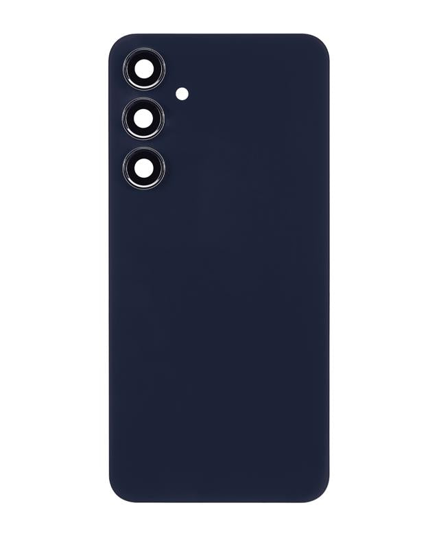 La tapa trasera con lente de cámara Samsung Galaxy A55 5G (A556 / 2024) (sin logo) en color azul marino usada está disponible para reparaciones en Guatemala.