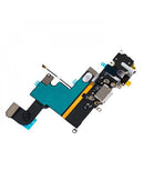Puerto de carga iPhone 6 Silver, flex cable de reparación A1522, A1524, A1549 con garantía.