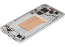 Pantalla OLED plateada con marco para Xiaomi 14 Pro, pieza de repuesto refurbished, ideal para reparación de display.