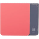 Tapa trasera inferior de repuesto para Samsung Galaxy Z Flip 7 5G en color coral rojo, sin logo.