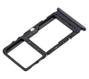 Bandeja para tarjeta SIM doble para TCL 10L (T770H / T770B) (Blanco Artico)
