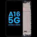 Pantalla incell con marco para Samsung Galaxy A16 5G (A166U) US Version, repuesto para reparación de display.