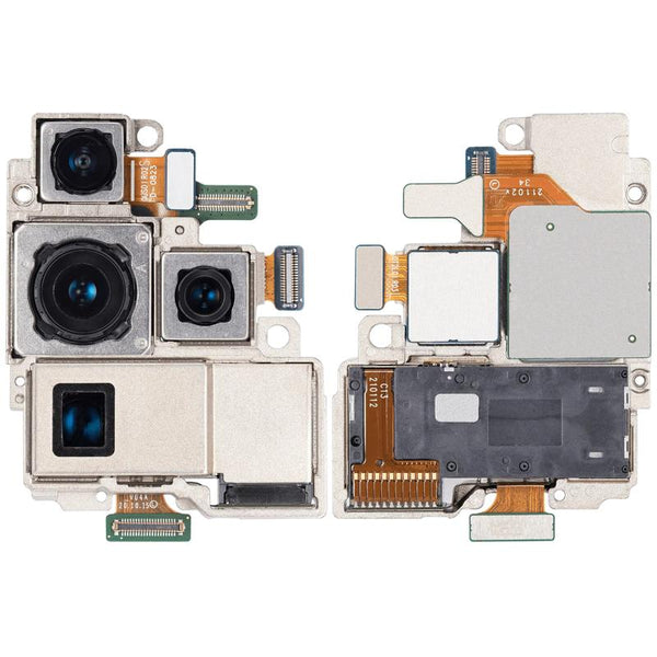 Encuentra la cámara trasera Samsung Galaxy S21 Ultra 5G usada (Wide / Telephoto / Ultrawide / Periscope) en Guatemala, ideal para reemplazar o reparar tu dispositivo Samsung Galaxy.