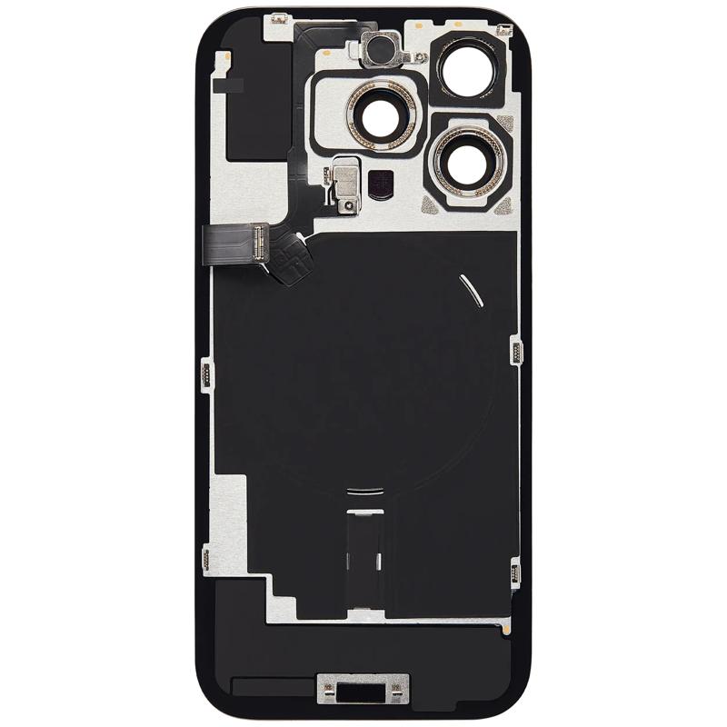 Tapa trasera con placa de acero y carga NFC inalámbrica para iPhone 16 Pro en Guatemala.