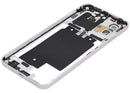 Chasis de repuesto lila pálido para Motorola Moto G Power 5G (XT2415 / 2024), con marco intermedio y housing.