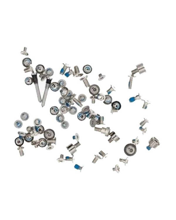 Set completo de tornillos de repuesto compatible con iPhone 13 Mini en Guatemala, ideal para reparaciones y mantenimiento de tu dispositivo Apple.