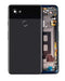 Reemplazo de tapa trasera original OEM en Guatemala para Google Pixel 2 XL en color negro.
