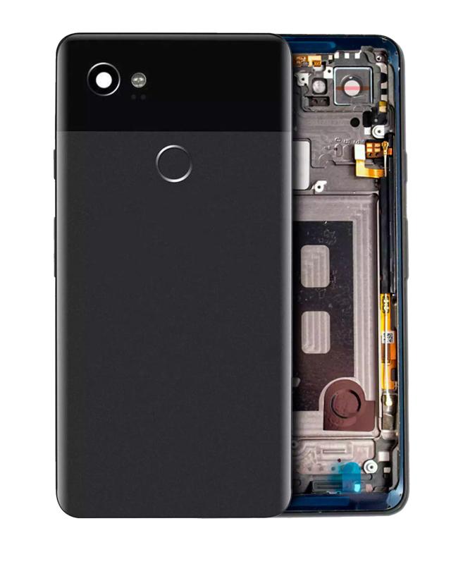 Reemplazo de tapa trasera original OEM en Guatemala para Google Pixel 2 XL en color negro.
