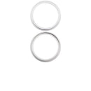 Compra online el conjunto de 2 piezas del anillo bisel de cámara trasera blanco para iPhone 16 / 16 Plus en Guatemala.