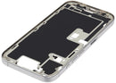 Chasis medio de titanio blanco para iPhone 16 Pro, versión EU/Global, con pequeñas piezas, usado.