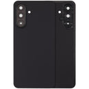Tapa trasera negra para Samsung Galaxy A17 5G/4G (A176/A175) con lente de cámara, repuesto original.