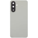 Tapa trasera de vidrio verde oliva para Samsung Galaxy A56 5G (A566) con lente de cámara, repuesto sin logo.