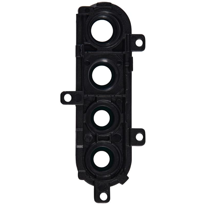 Lente de camara trasera con soporte para Samsung Galaxy A21 (A215 / 2020) (Negro)