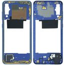 Chasis intermedio original Samsung Galaxy A70 azul (A705) para reparar y reemplazar.