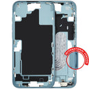 Encuentra la carcasa intermedia con botón de encendido y volumen para iPhone 16 Plus en Guatemala.