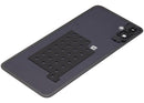 Tapa trasera negra para Samsung Galaxy A05 (A055) con lente de cámara, repuesto original.