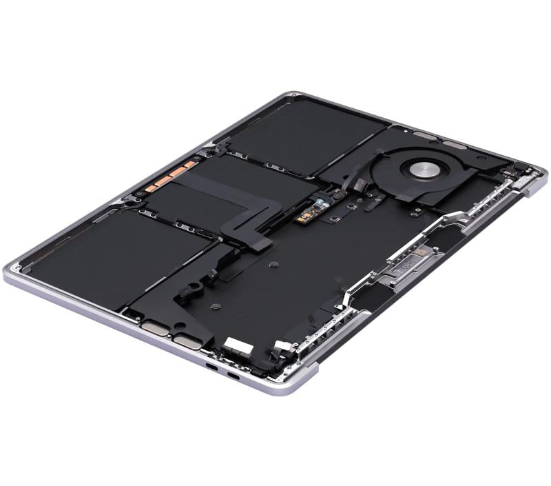 Reparación de tapa superior con batería y teclado para MacBook Pro 13 M2 (A2338 / Late 2020) en Guatemala.
