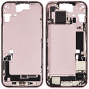 Carcasa media con puerto de carga flex iPhone 15 US Version (Pink)