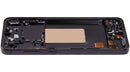Pantalla Samsung Galaxy S24 FE 5G Aftermarket Plus Graphite con marco para reparación de display roto.