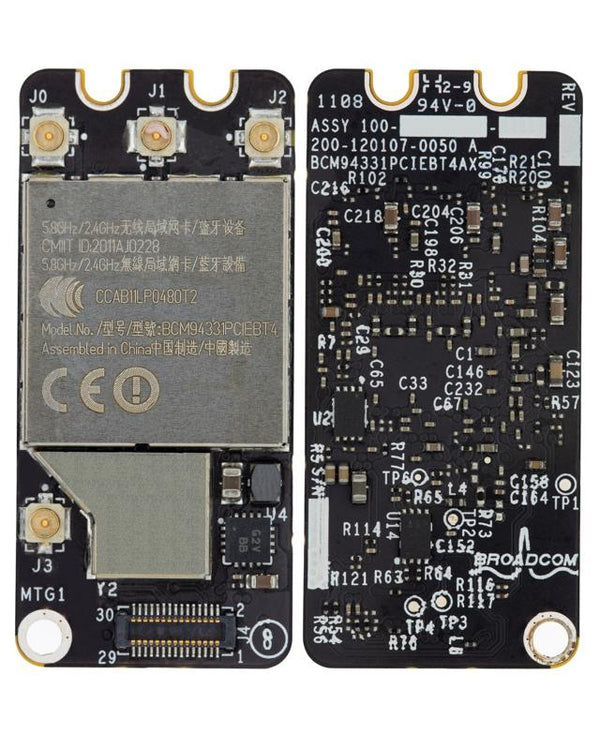 Tarjeta de red inalámbrica AirPort compatible con MacBook Pro Unibody 15 (A1286 / Late 2011) disponible en Guatemala para reparaciones y mayoristas.