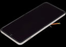 Pantalla OLED interna crema con marco para Samsung Galaxy Z Flip 3 5G (F711), repuesto para reparación.