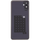 Tapa trasera negra para Samsung Galaxy A05 (A055) con lente de cámara, repuesto original.