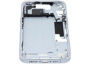 Chasis medio azul usado para iPhone 15 (US Version) A2846, con small parts, listo para reparación.