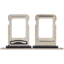 Bandeja para Tarjetas SIM doble para iPhone 15 Pro / 15 Pro Max (Titanio Natural)