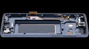 Pantalla aftermarket plus con marco gris titanio para Samsung Galaxy S9 Plus (SM-G965), ideal para cambio de display.