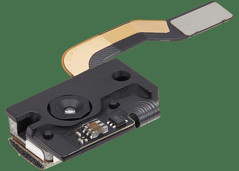 Reparación de cámara frontal con cable flex para productos Apple en Guatemala.