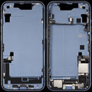 Chasis intermedio con puerto de carga flex y piezas pequenas iPhone 14 (US Version) (Azul)