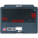 Tapa superior Midnight de MacBook Air 13 A3113 con teclado US ANSI, pieza de repuesto OEM usada Grade A.