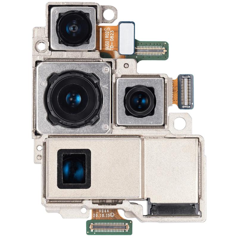Encuentra la cámara trasera Samsung Galaxy S21 Ultra 5G usada (Wide / Telephoto / Ultrawide / Periscope) en Guatemala, ideal para reemplazar o reparar tu dispositivo Samsung Galaxy.