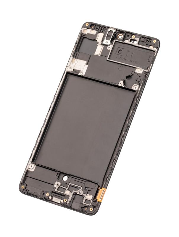 Pantalla LCD con marco para Samsung Galaxy A71 (A715 / 2020) sin sensor de huellas dactilares