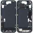 Carcasa de marco medio con puerto de carga flex y pequenas piezas iPhone 15 (US Version) (Negro)
